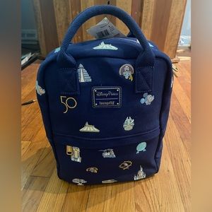 Disney Parks 50th Anniversary Loungefly Canvas Backpack!